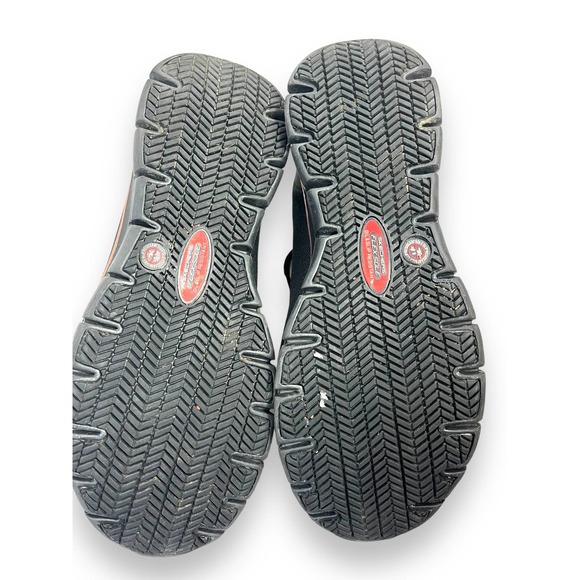 Skechers Work Sure Track Slip Resistant Shoes, Chiton Alloy Toe | Wmns 6.5 Black - Picture 15 of 15